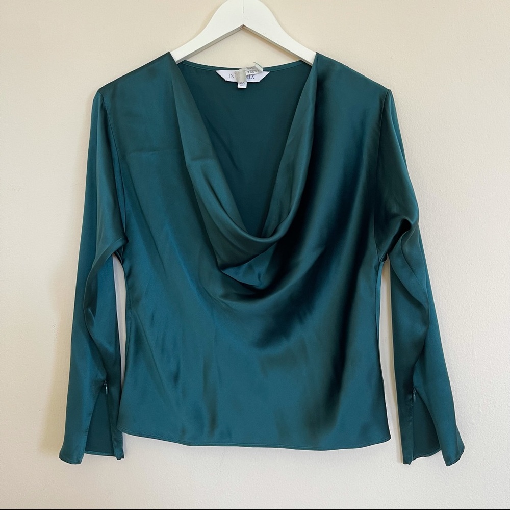 100% Silk INTERMIX top